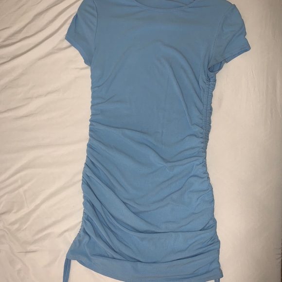 Blue string mini dress - Picture 2 of 2